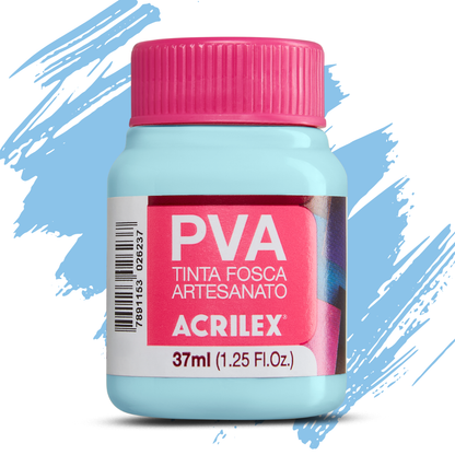 Tinta PVA Acrilex 37ml Fosca Artesanato Alta Cobertura
