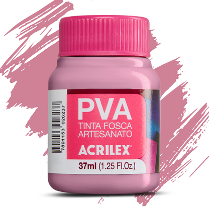 Tinta PVA Acrilex 37ml Fosca Artesanato Alta Cobertura