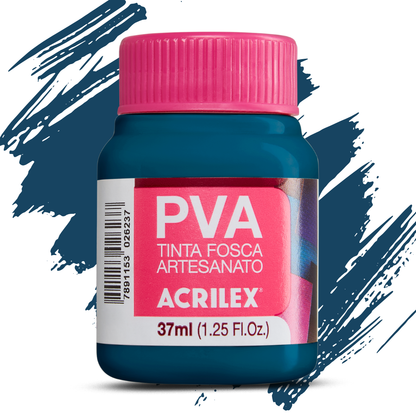 Tinta PVA Acrilex 37ml Fosca Artesanato Alta Cobertura