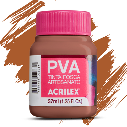 Tinta PVA Acrilex 37ml Fosca Artesanato Alta Cobertura