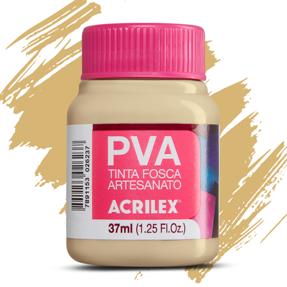 Tinta PVA Acrilex 37ml Fosca Artesanato Alta Cobertura