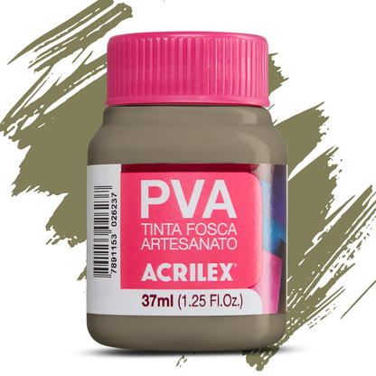 Tinta PVA Acrilex 37ml Fosca Artesanato Alta Cobertura