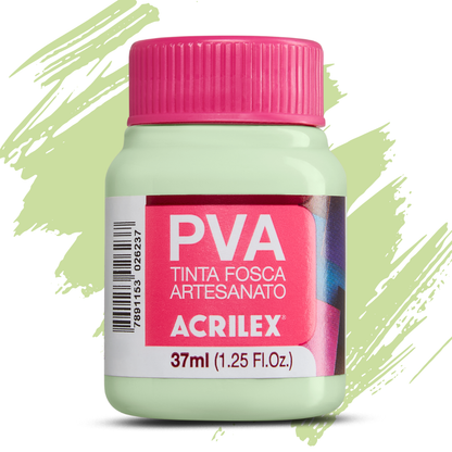 Tinta PVA Acrilex 37ml Fosca Artesanato Alta Cobertura