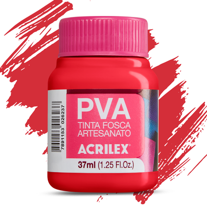 Tinta PVA Acrilex 37ml Fosca Artesanato Alta Cobertura