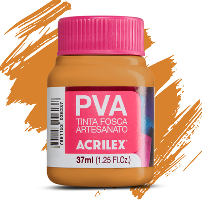 Tinta PVA Acrilex 37ml Fosca Artesanato Alta Cobertura