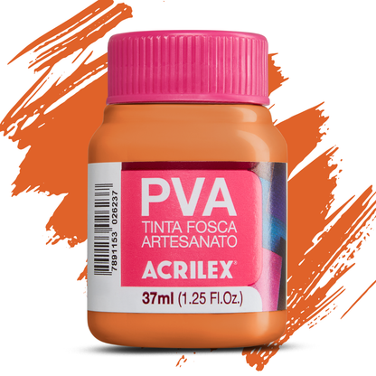 Tinta PVA Acrilex 37ml Fosca Artesanato Alta Cobertura