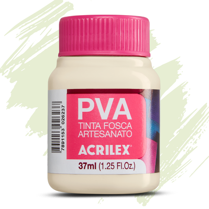 Tinta PVA Acrilex 37ml Fosca Artesanato Alta Cobertura