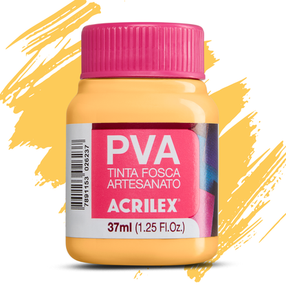 Tinta PVA Acrilex 37ml Fosca Artesanato Alta Cobertura