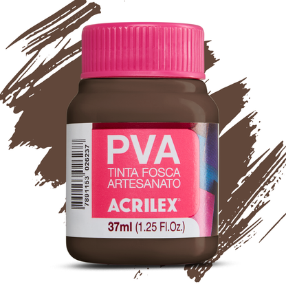 Tinta PVA Acrilex 37ml Fosca Artesanato Alta Cobertura