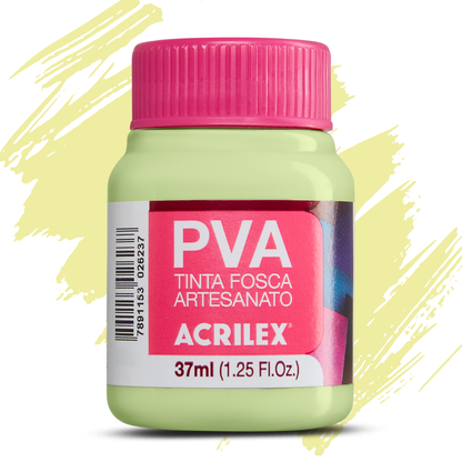 Tinta PVA Acrilex 37ml Fosca Artesanato Alta Cobertura