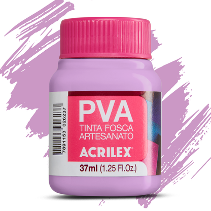 Tinta PVA Acrilex 37ml Fosca Artesanato Alta Cobertura