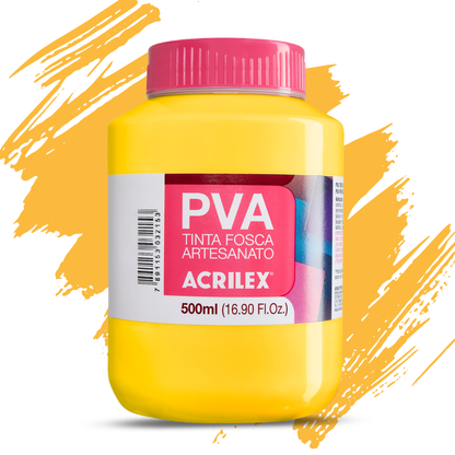 Tinta PVA Acrilex 500ml Artesanato Fosca
