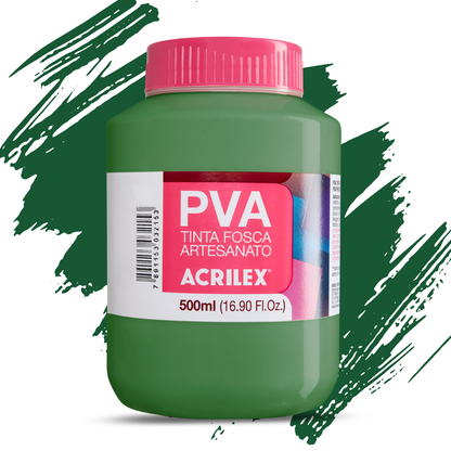Tinta PVA Acrilex 500ml Artesanato Fosca