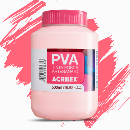 Tinta PVA Acrilex 500ml Artesanato Fosca