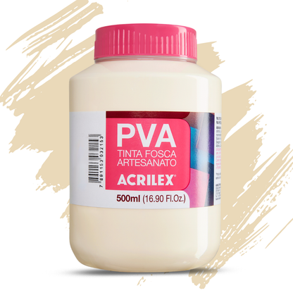 Tinta PVA Acrilex 500ml Artesanato Fosca