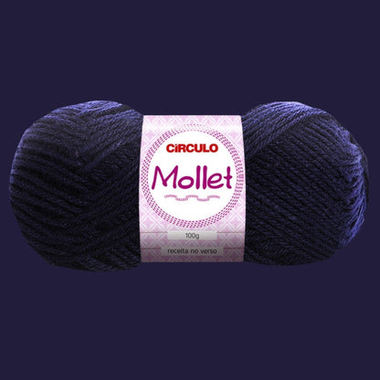 Fio de Lã Mollet Círculo 40g com 80m