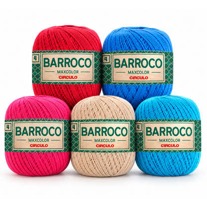 Barbante Barroco Círculo MaxColor 4 200g com 338m