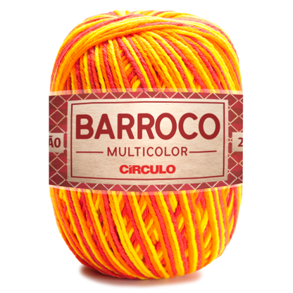 Barbante Barroco Círculo Multicolor 4/6 200g com 226m