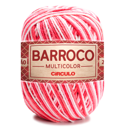 Barbante Barroco Círculo Multicolor 4/6 200g com 226m