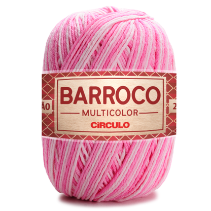 Barbante Barroco Círculo Multicolor 4/6 200g com 226m