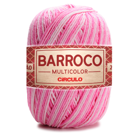 Barbante Barroco Círculo Multicolor 4/6 200g com 226m