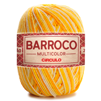 Barbante Barroco Círculo Multicolor 4/6 200g com 226m