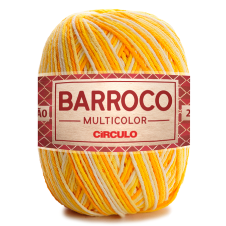 Barbante Barroco Círculo Multicolor 4/6 200g com 226m