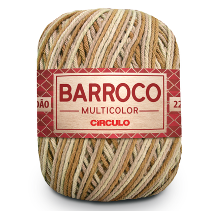 Barbante Barroco Círculo Multicolor 4/6 200g com 226m