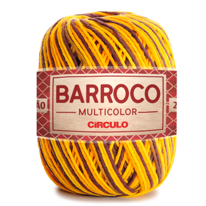 Barbante Barroco Círculo Multicolor 4/6 200g com 226m