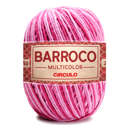 Barbante Barroco Círculo Multicolor 4/6 200g com 226m