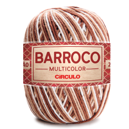 Barbante Barroco Círculo Multicolor 4/6 200g com 226m