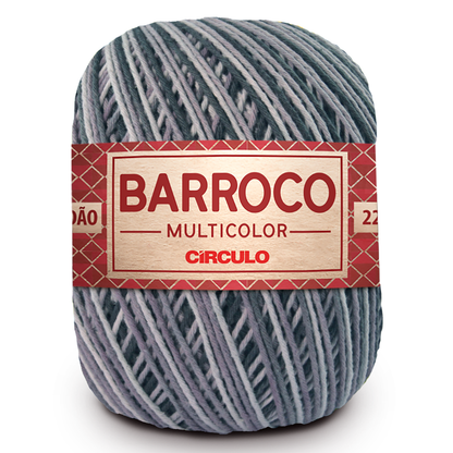 Barbante Barroco Círculo Multicolor 4/6 200g com 226m