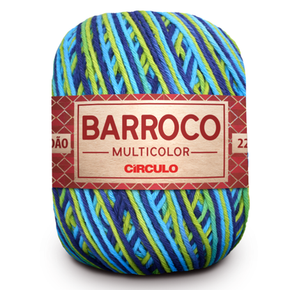 Barbante Barroco Círculo Multicolor 4/6 200g com 226m