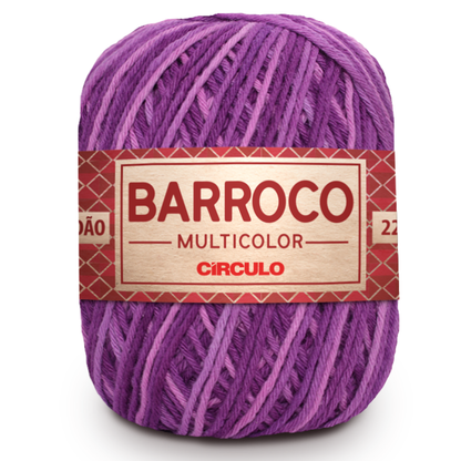 Barbante Barroco Círculo Multicolor 4/6 200g com 226m