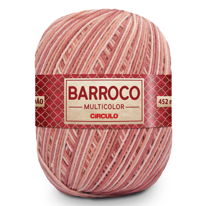 Barbante Barroco Círculo Multicolor 4/6 200g com 226m