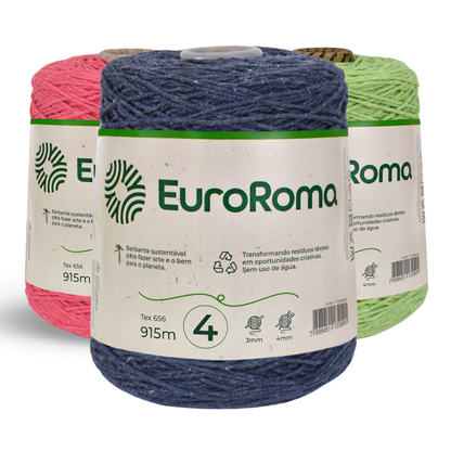 Barbante Euroroma 4 Colorido 600g 4/4 com 915m