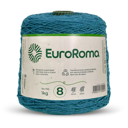 Barbante Euroroma 8 Colorido 1Kg 4/8 com 762 metros