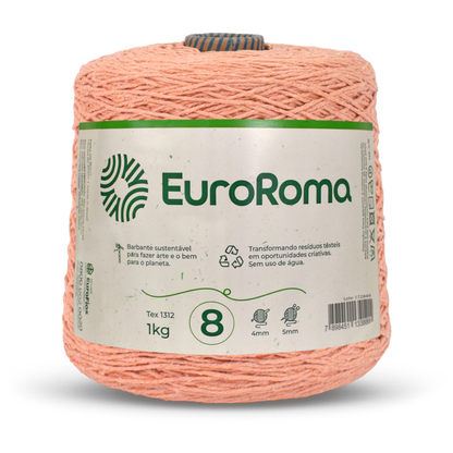 Barbante Euroroma 8 Colorido 1Kg 4/8 com 762 metros