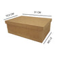 Caixa Tampa de Sapato Retangular em MDF 30x20x10cm Lisa