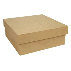 Caixa Tampa de Sapato em MDF 25x25x10cm Lisa