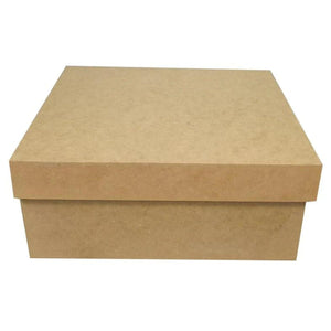 Caixa Tampa de Sapato em MDF 31x31x2,5cm Lisa