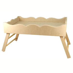 Cesta Cama Trabalhada Pequena em MDF 6,5x26x40cm