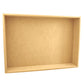 Cesta Retangular Lisa em MDF 6,5x20x30cm