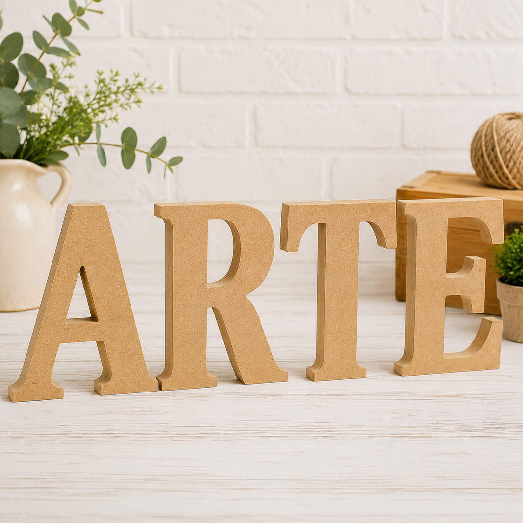 Letras em MDF 24cm de Altura e 1,8cm de Espessura
