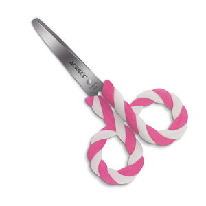 Tesoura Escolar Pirulito Acrilex 13,5cm Rosa