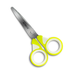 Tesoura Escolar Spinner Acrilex 13,5cm Amarelo