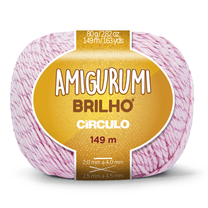 Fio Amigurumi Brilho Círculo 80g com 149m