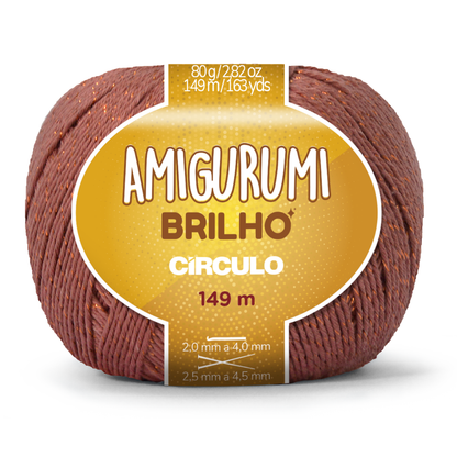 Fio Amigurumi Brilho Círculo 80g com 149m