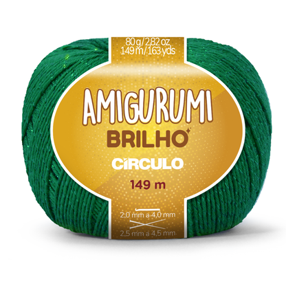 Fio Amigurumi Brilho Círculo 80g com 149m