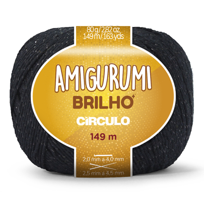 Fio Amigurumi Brilho Círculo 80g com 149m